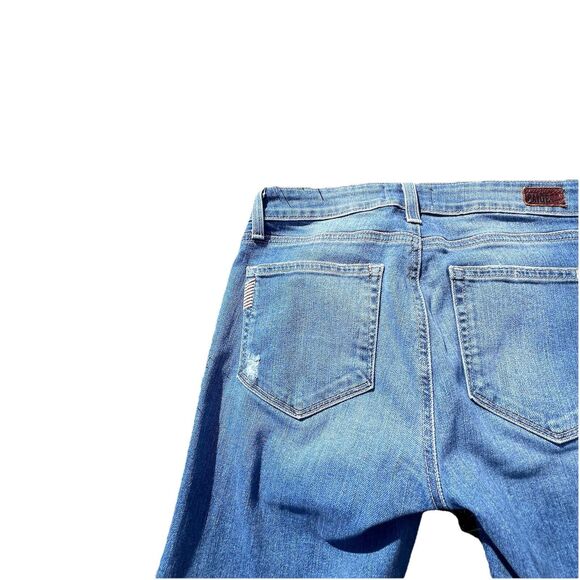 Paige womens Verdugo Ankle Skinny mid rise Blue Denim Jeans Size 27 - Picture 6 of 13
